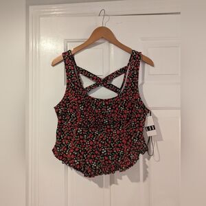 NWT Free people strawberry corset sz L